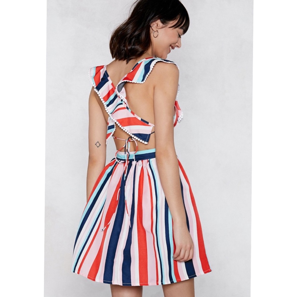 NASTY GAL “Stripe that’s it” dress - sz. 4